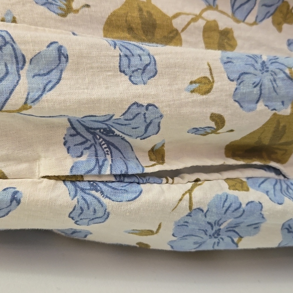 Joie Floral Linen Blend Midi Dress Size 8 Cottagecore Tradwife Easter Spring - Picture 7 of 15